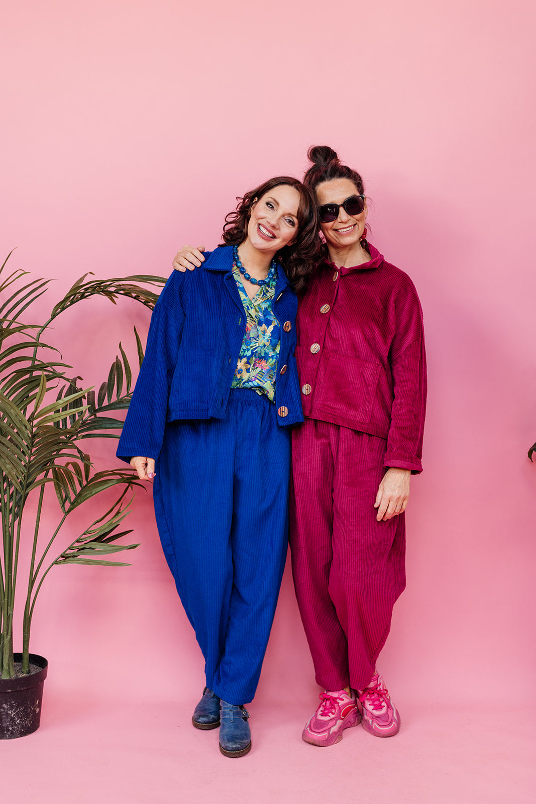 Tapered Trousers in Blue Cord +3 Colours - Megan Crook