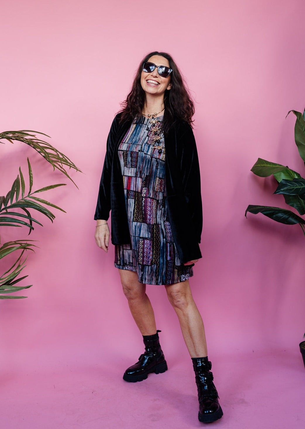 Velvet Jacket in Black - Megan Crook