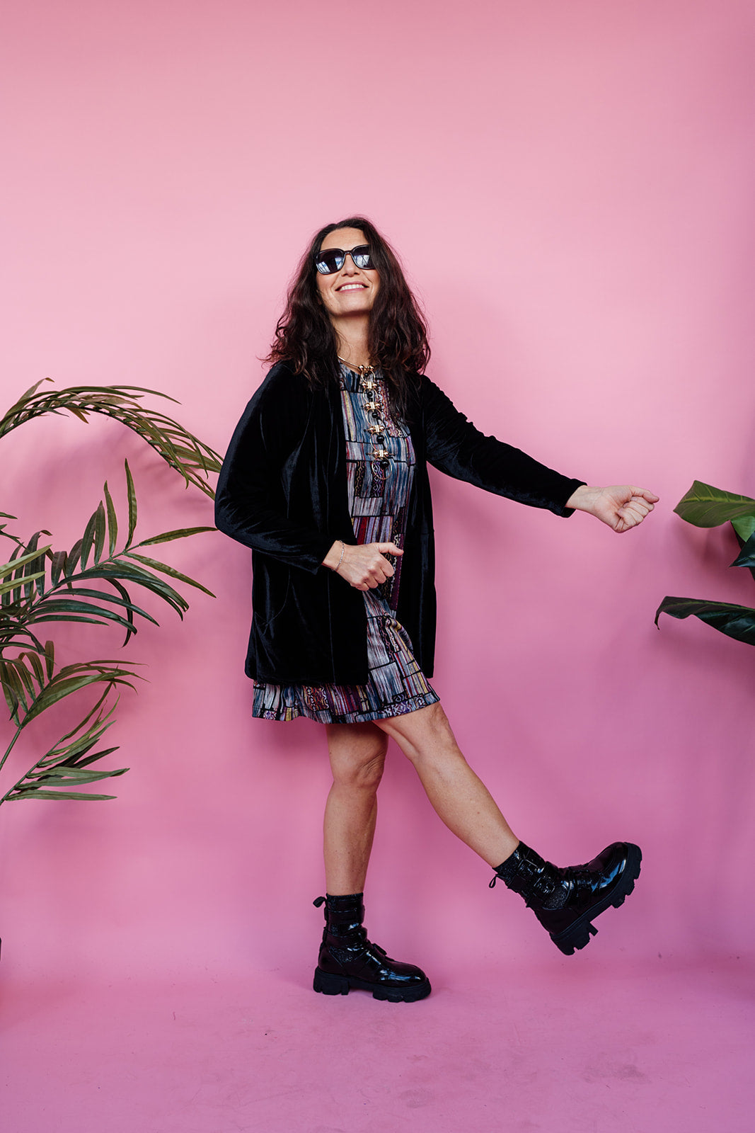 Velvet Jacket in Black - Megan Crook