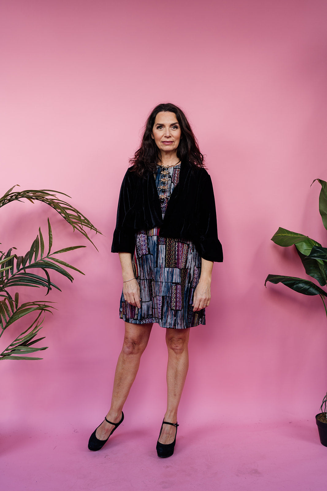 Velvet Ruffle Bolero in Black + 4 Colours - Megan Crook