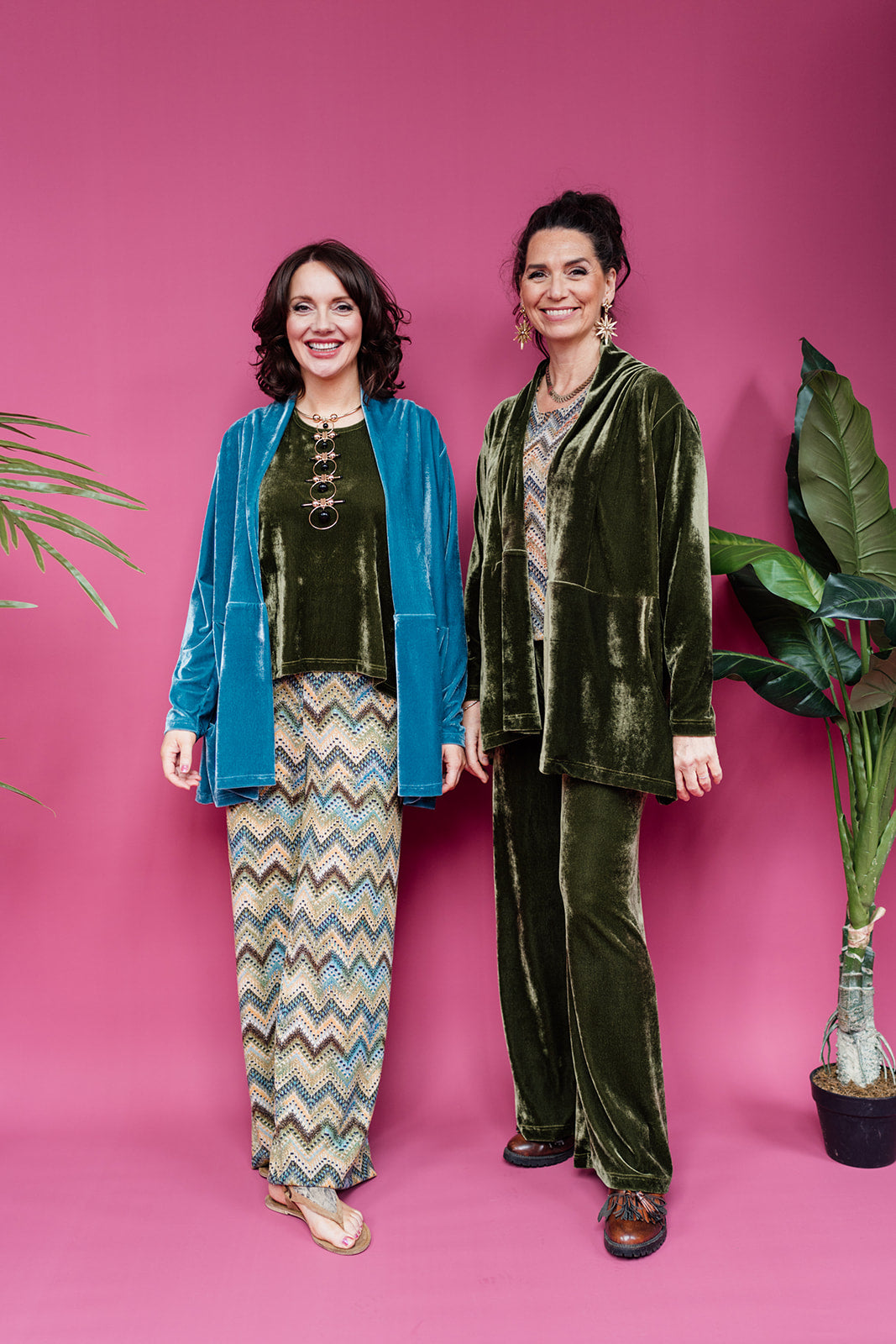 Velvet Jacket in Sage - Megan Crook