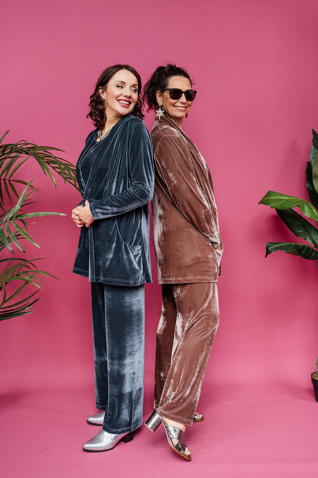 SALE Velvet Jacket in Mushroom XS - Megan Crook