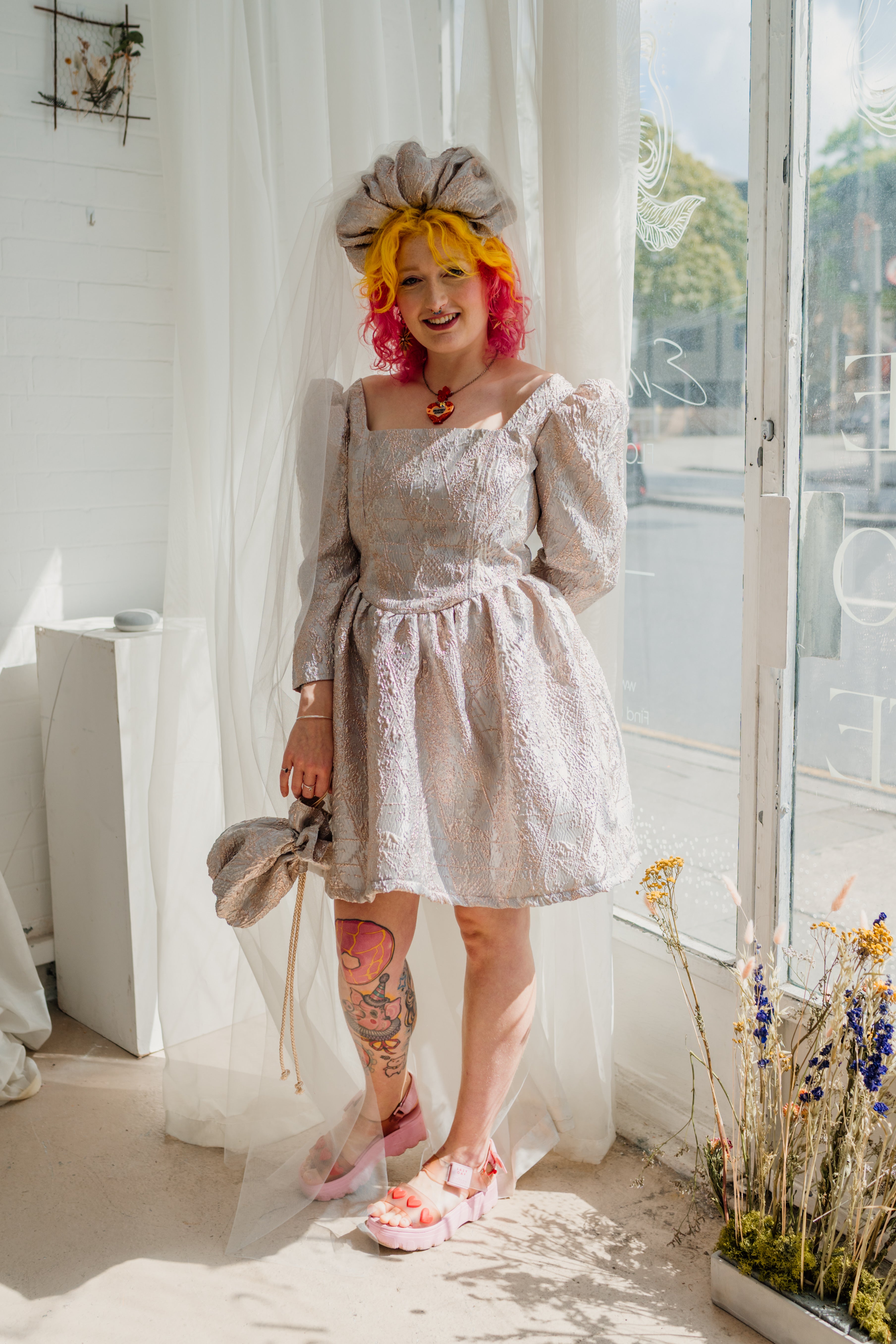 Regency Dress in Ivory - Megan Crook