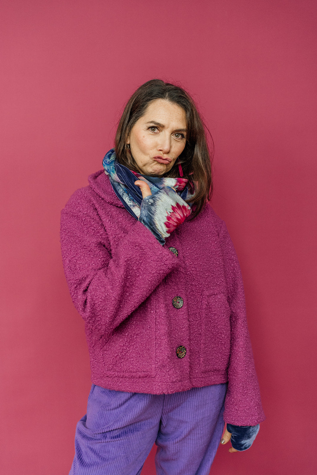 Infinity Scarf in Fossil