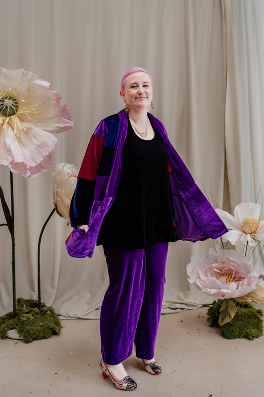 Velvet Tunic in Black