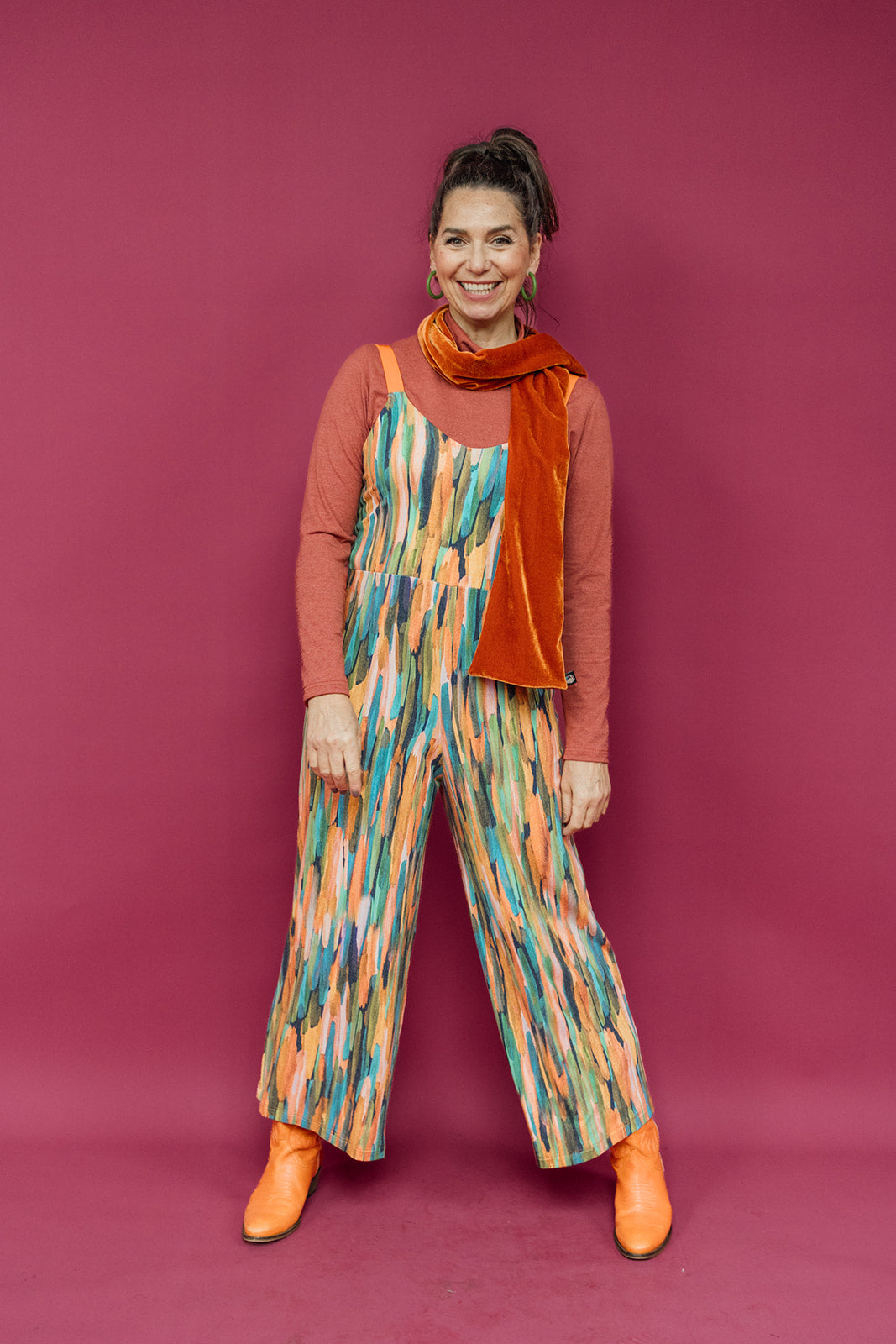 SALE - Relaxed Fit Jumpsuit in Meadow + 1 Colourway