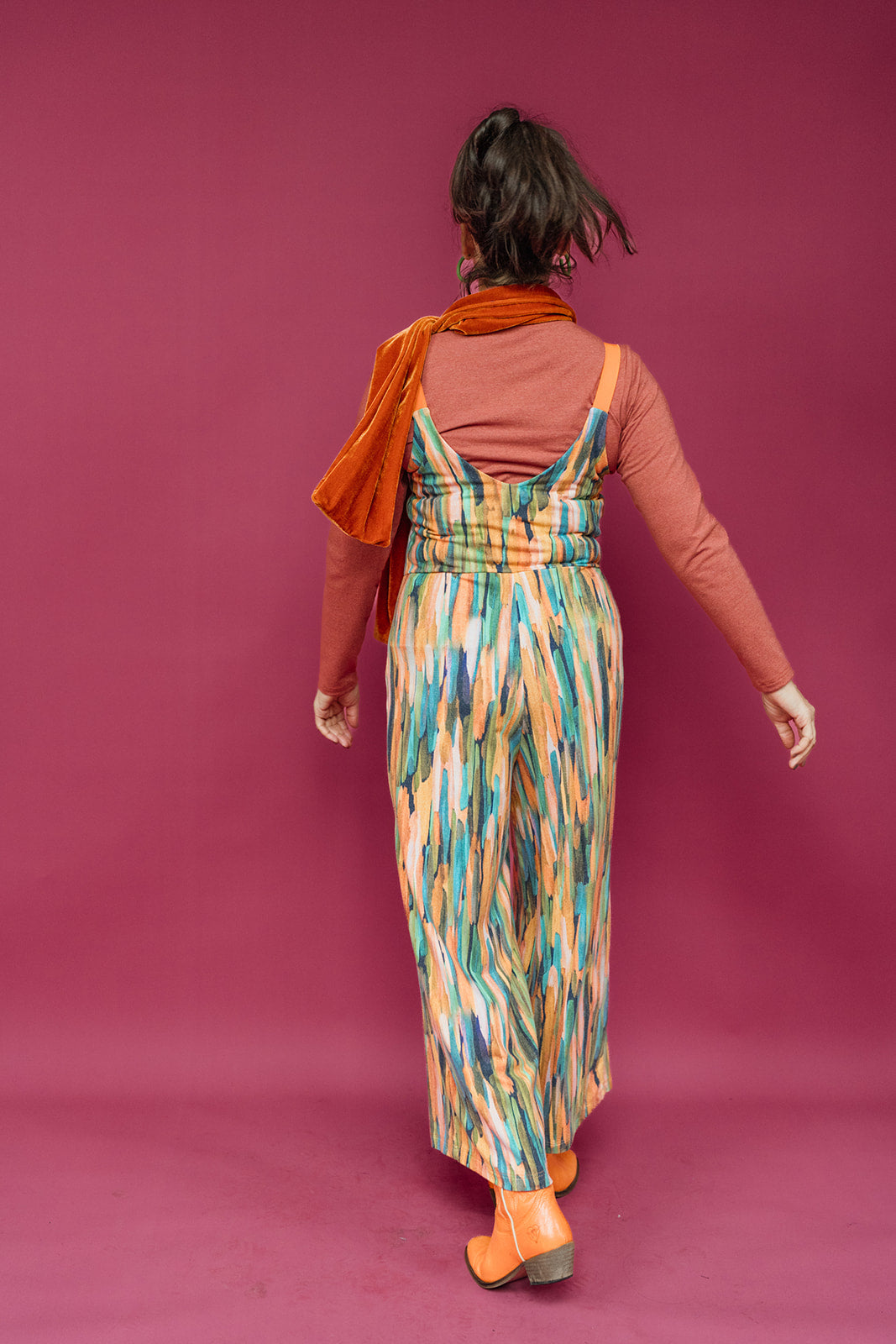 SALE - Relaxed Fit Jumpsuit in Meadow + 1 Colourway