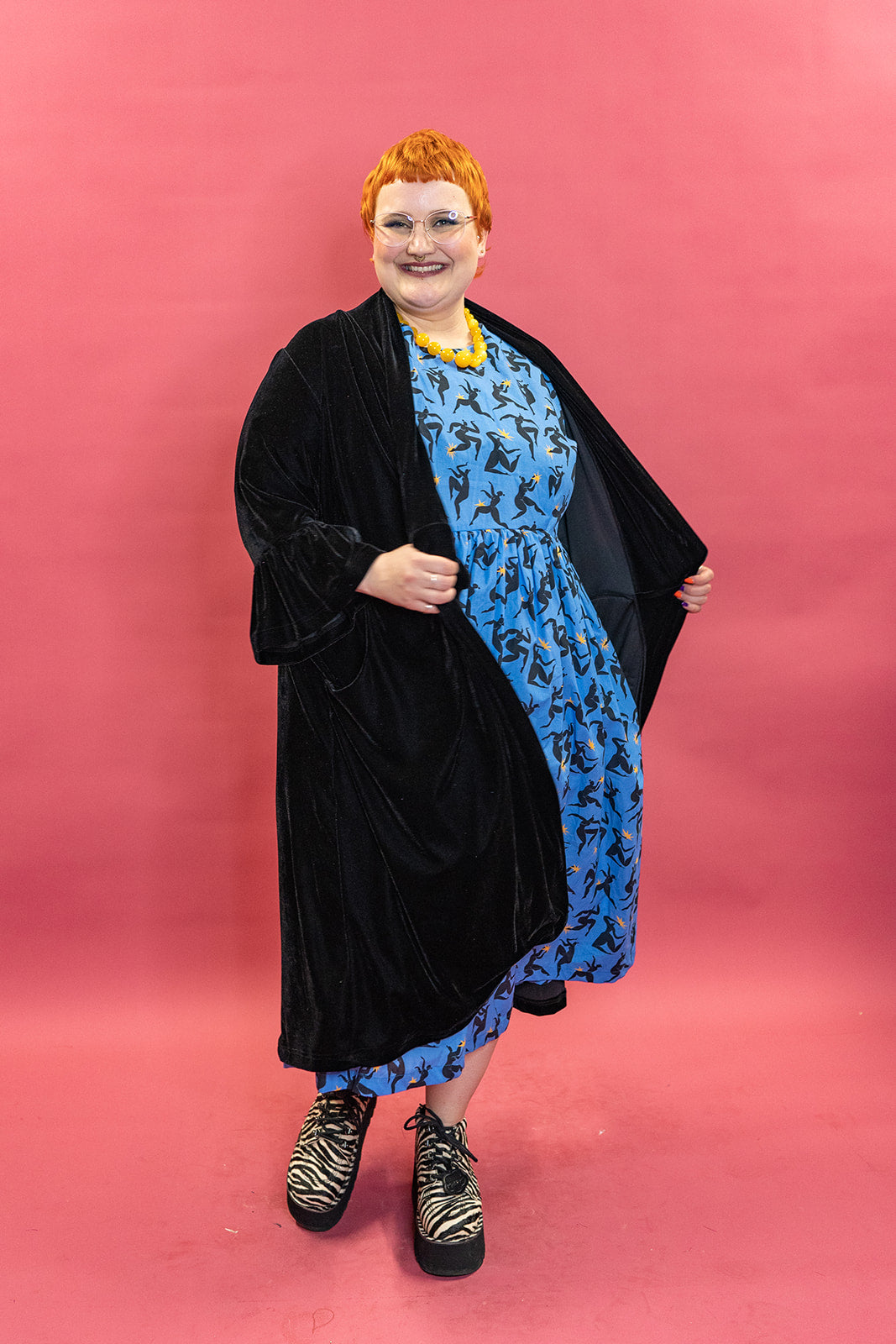 Velvet Ruffle Maxi Cardigan in Black + 2 Colours