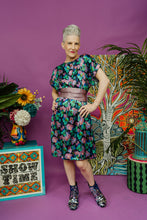 Load image into Gallery viewer, Liberty Silk Shift Dress in Lilac Floral