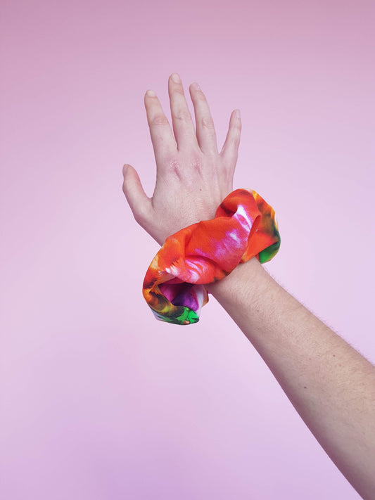 Patterned Hair Scrunchie
