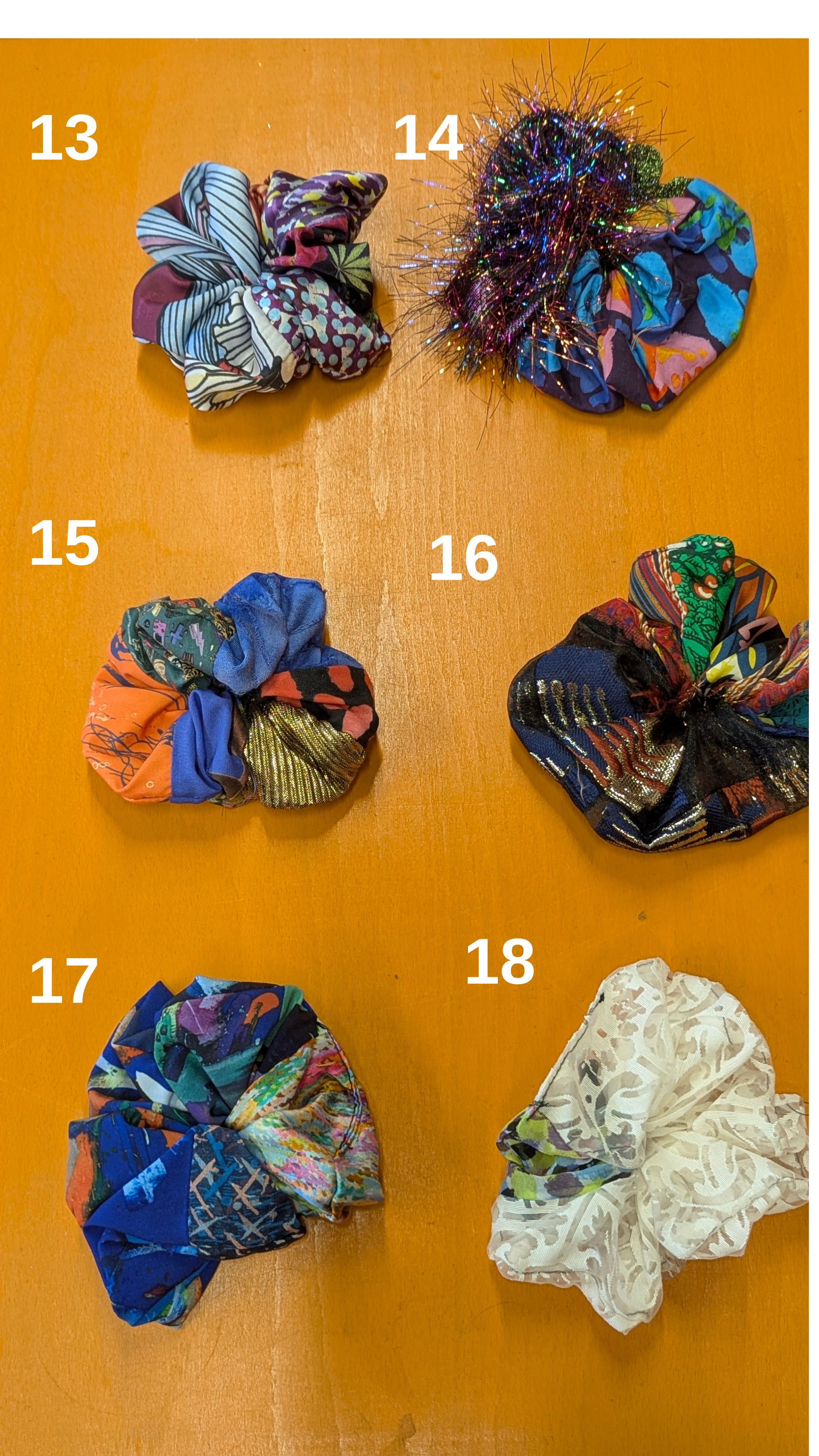 Liberty Patchwork Hair Scrunchie - 27 Colourways - Megan Crook