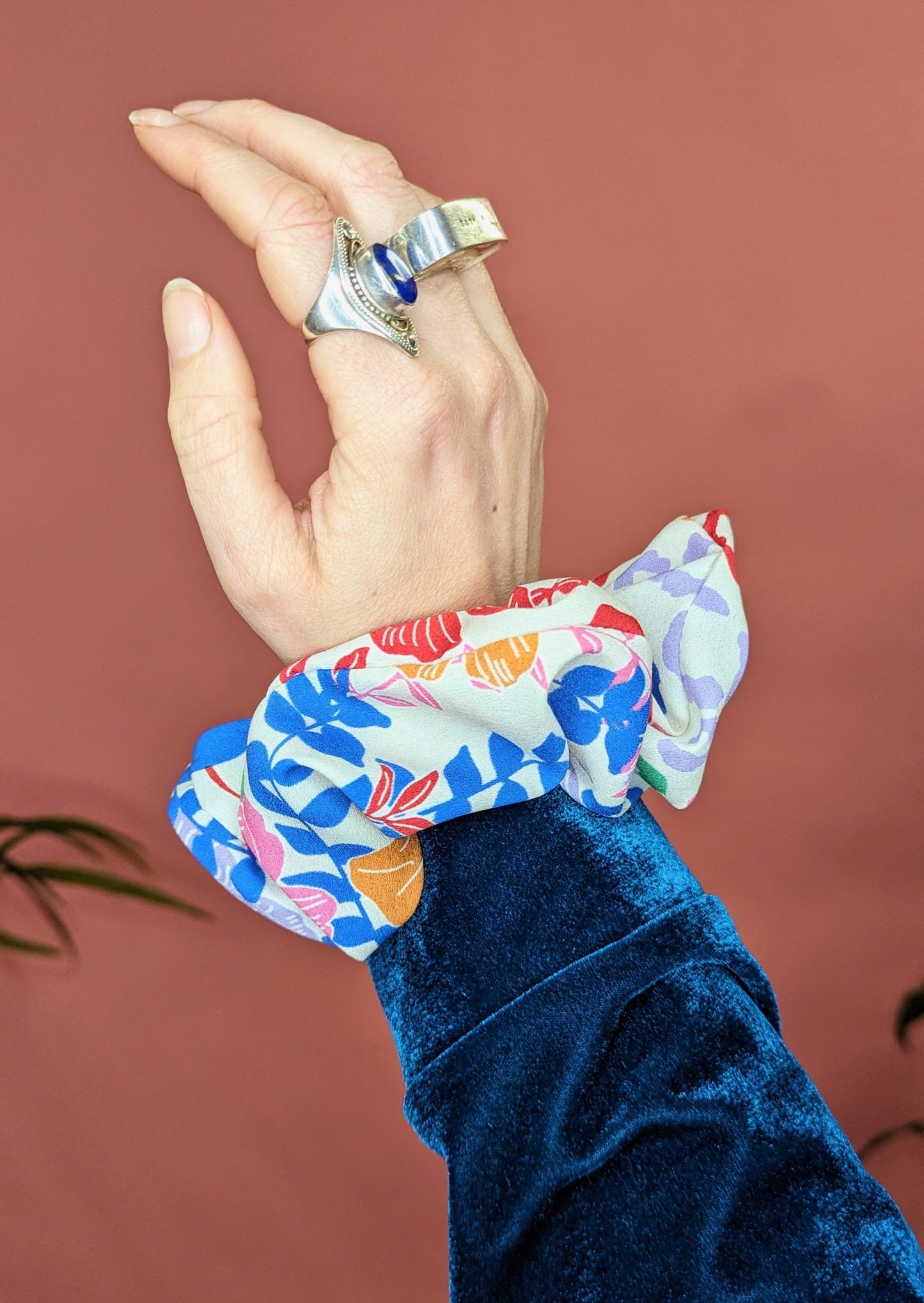 Patterned Hair Scrunchie