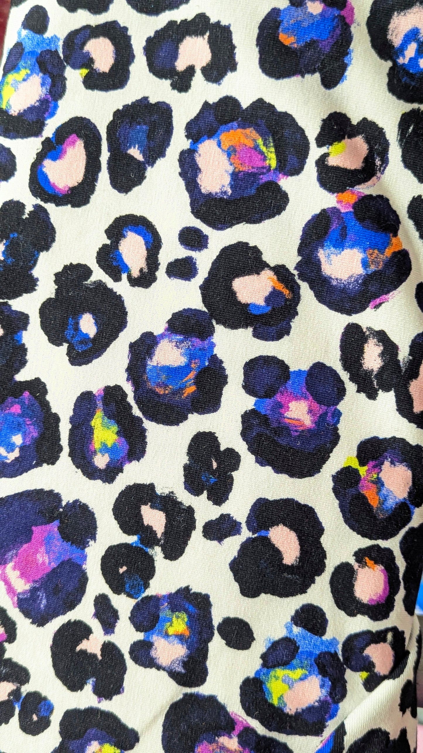 Jersey Snood in Snow Leopard
