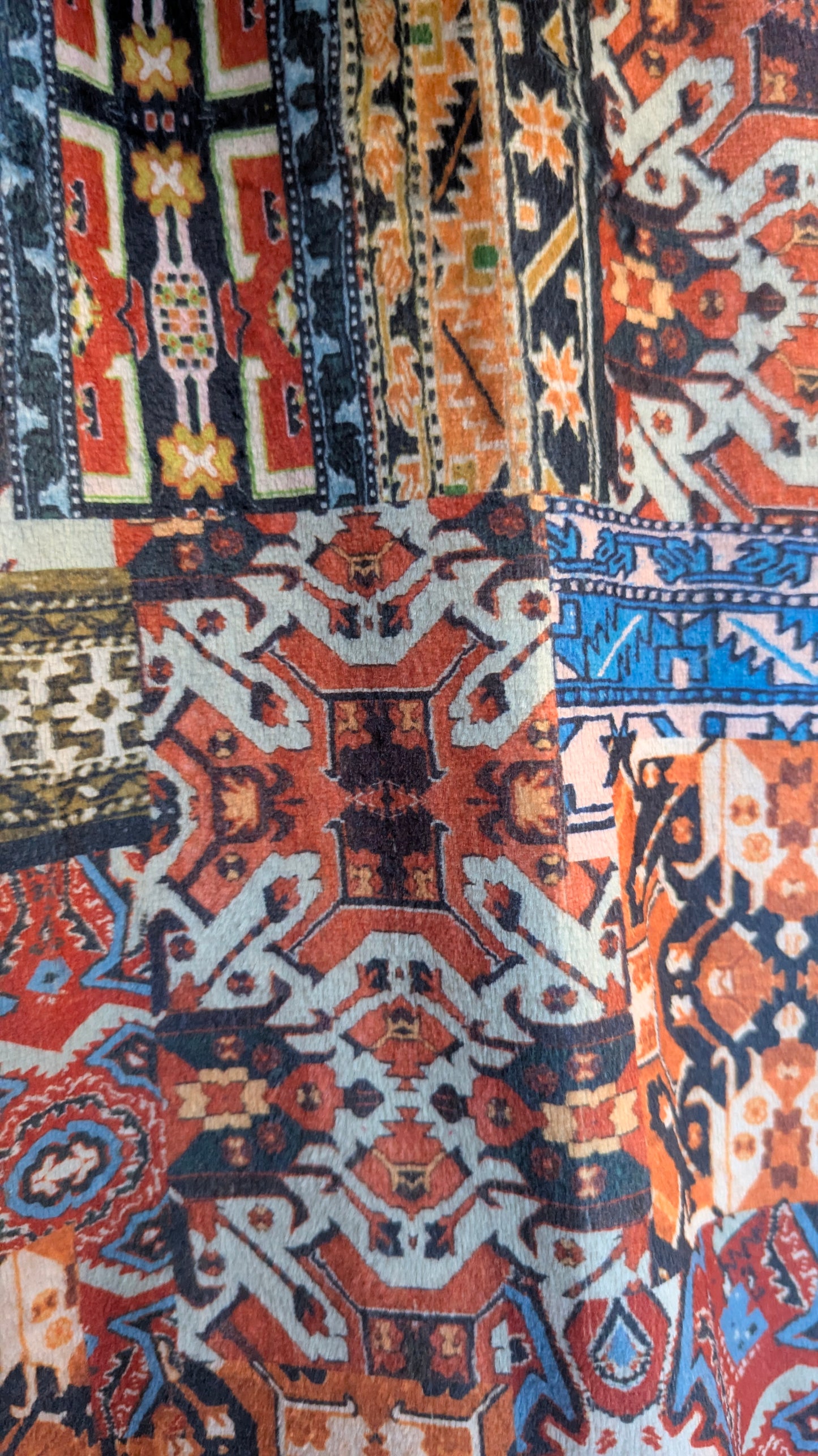 Zip Up Hoodie in Persian Rug