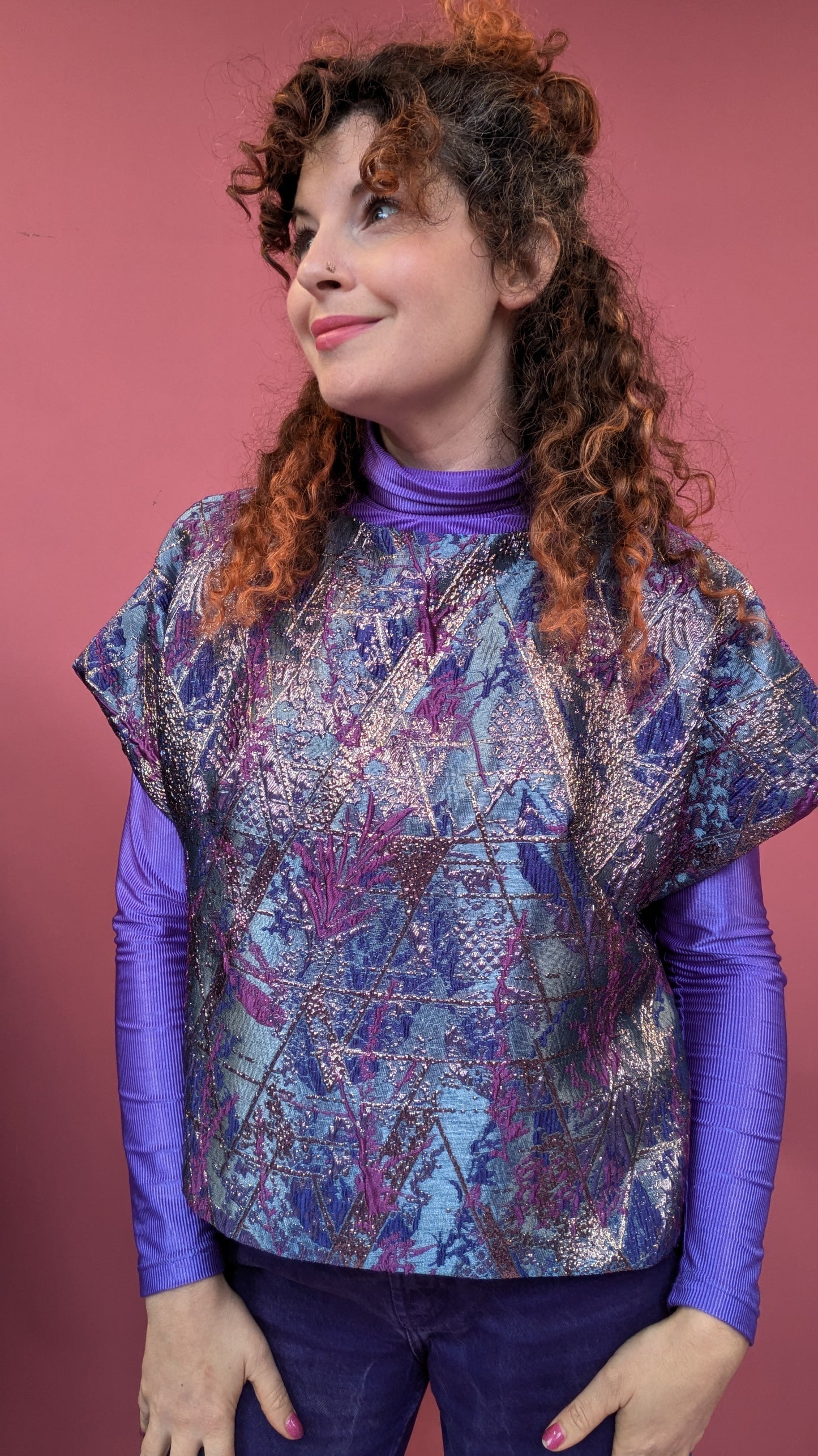 Shift Top in Boysenberry