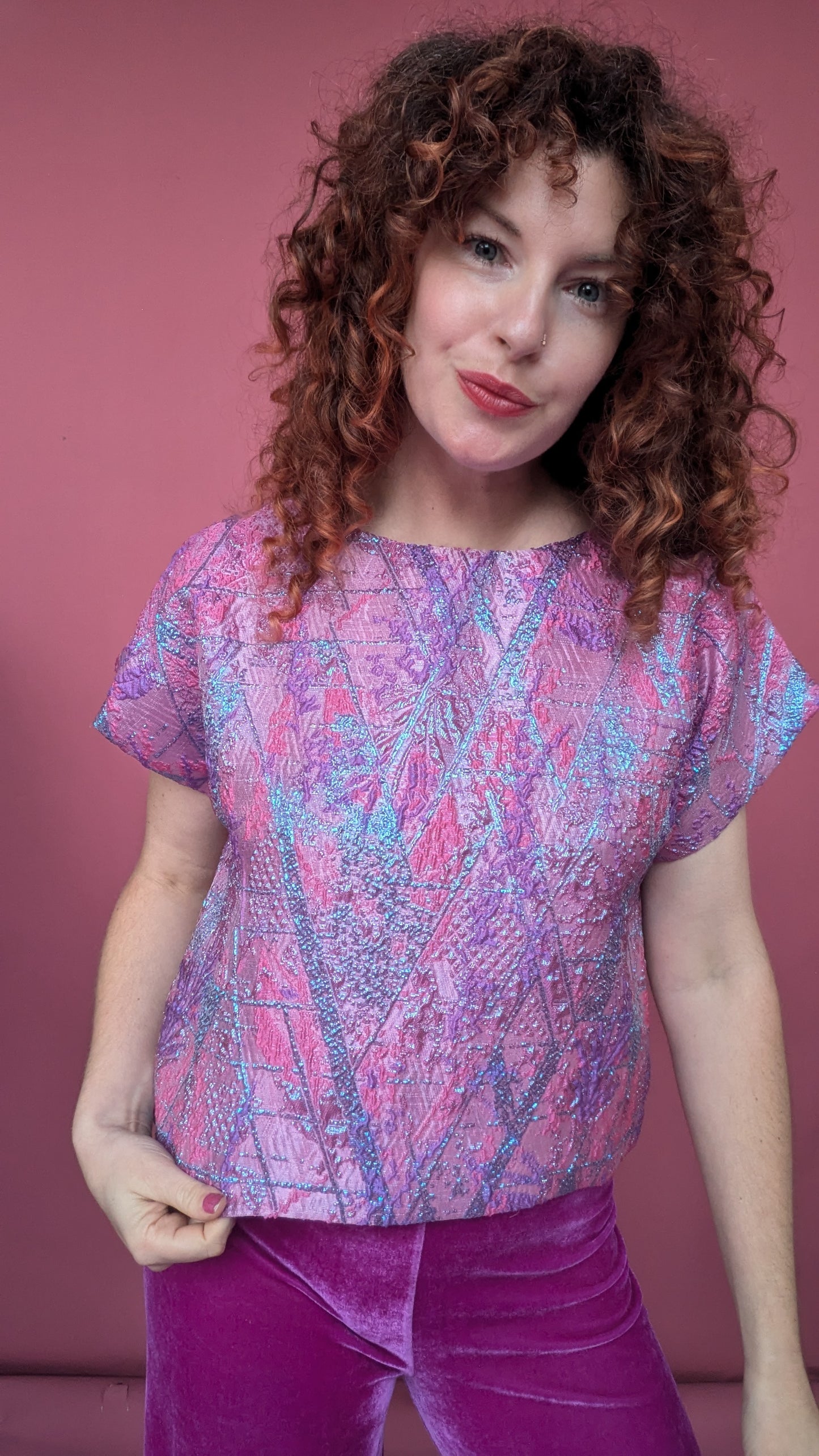 Shift Top in Pretty in Pink