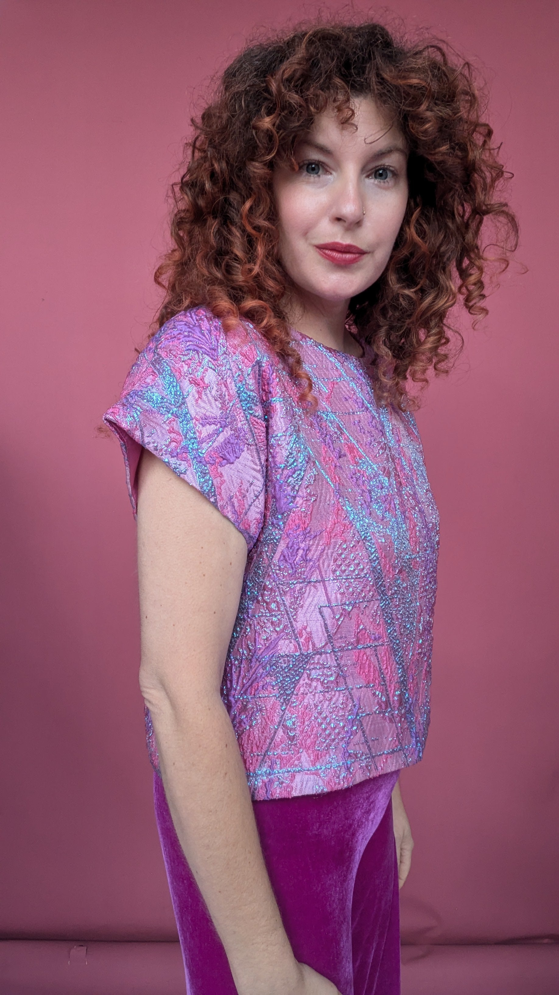 Shift Top in Pretty in Pink - Megan Crook