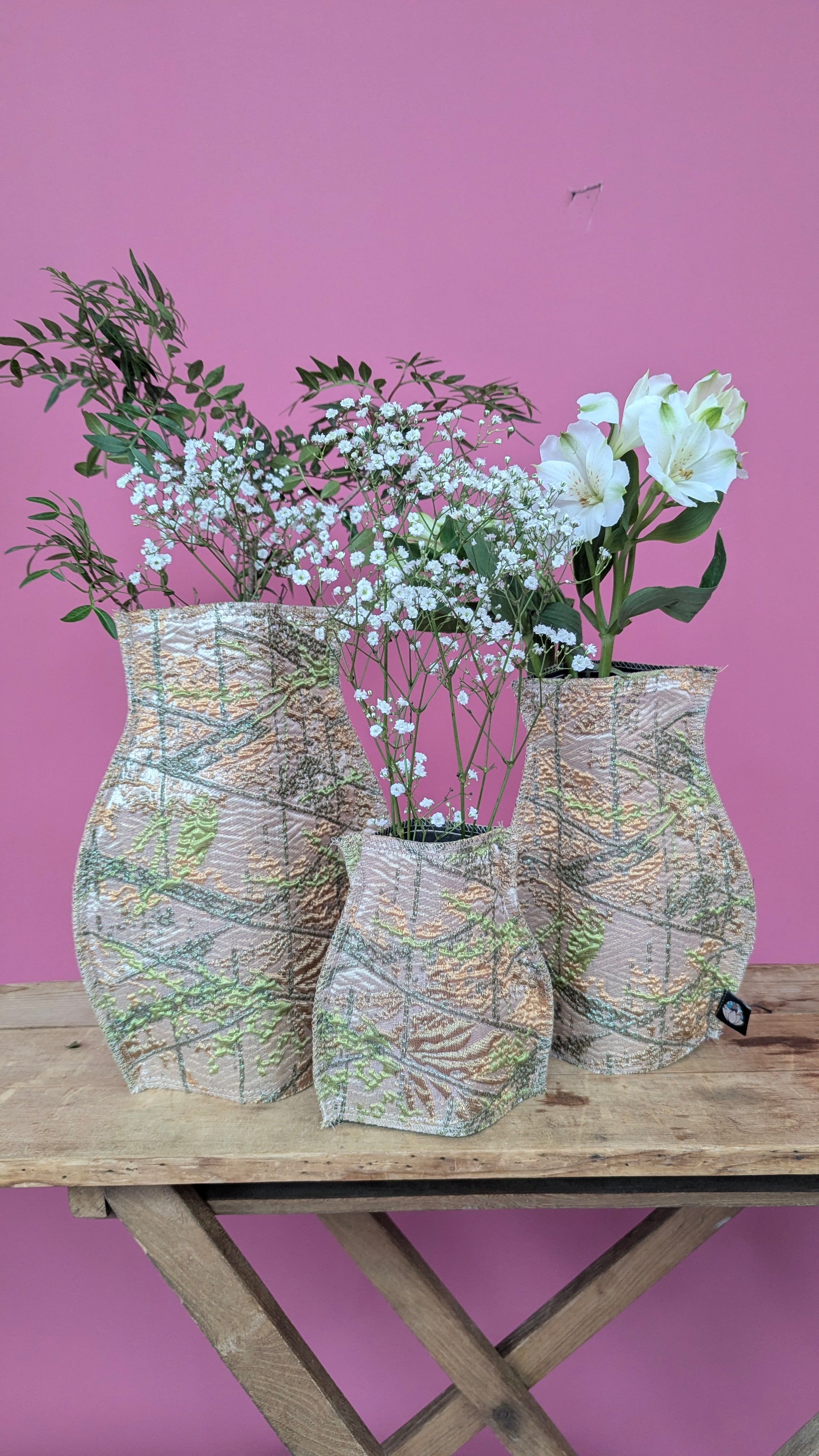 Pop Up Vase in Lichen - Megan Crook