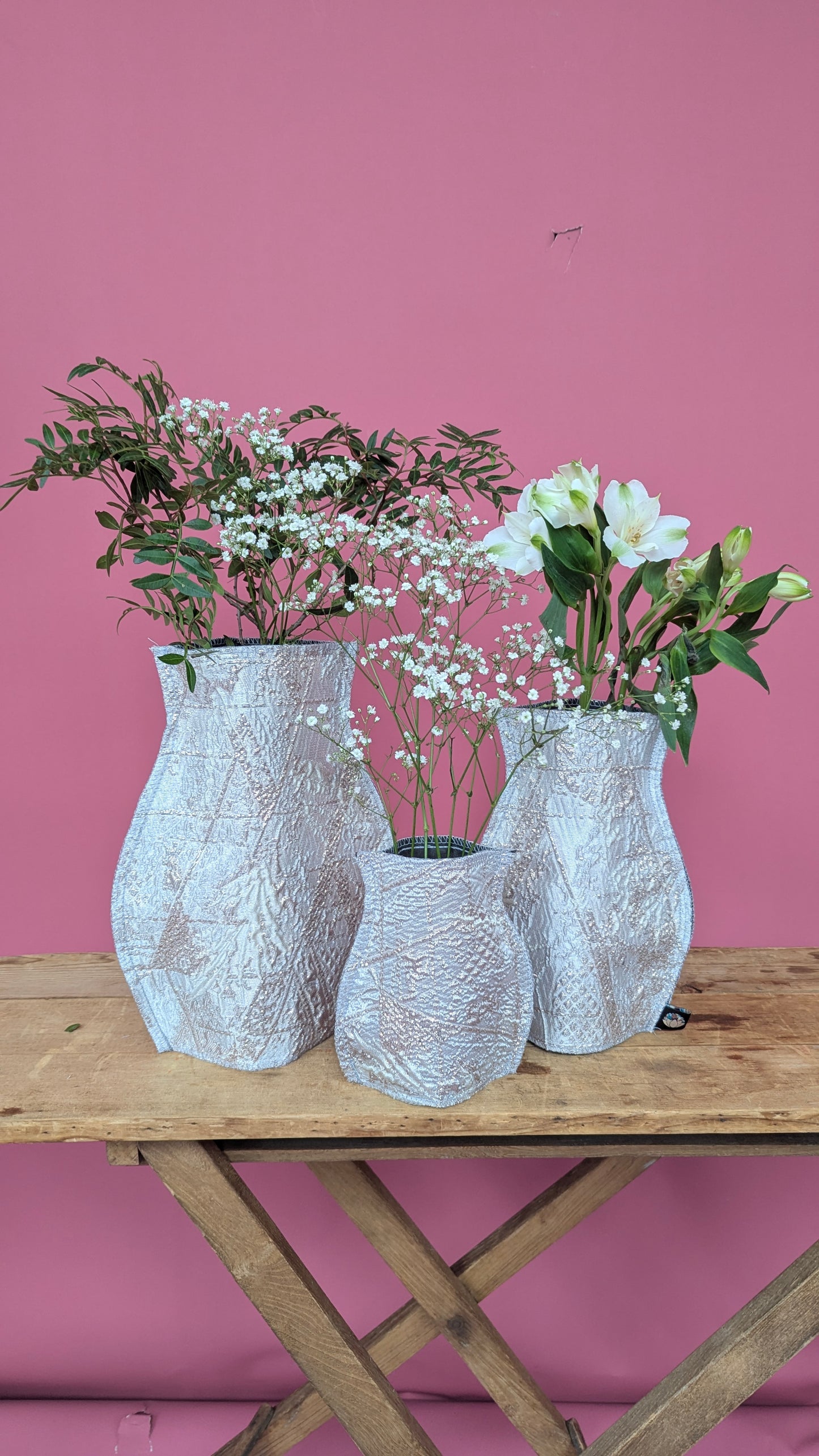 Pop Up Vase in Ivory