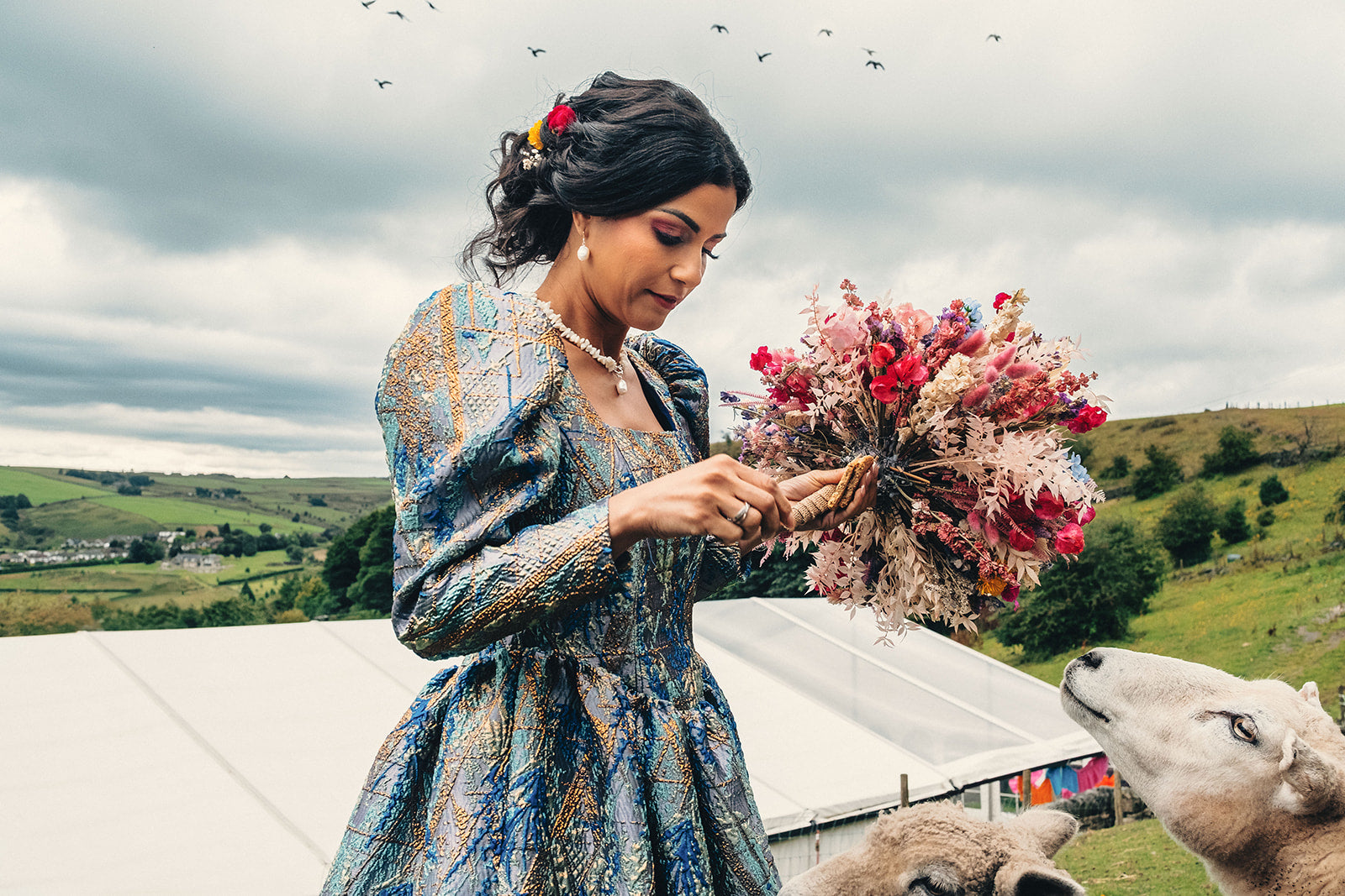Regency Dress in Ocean Breeze - Megan Crook