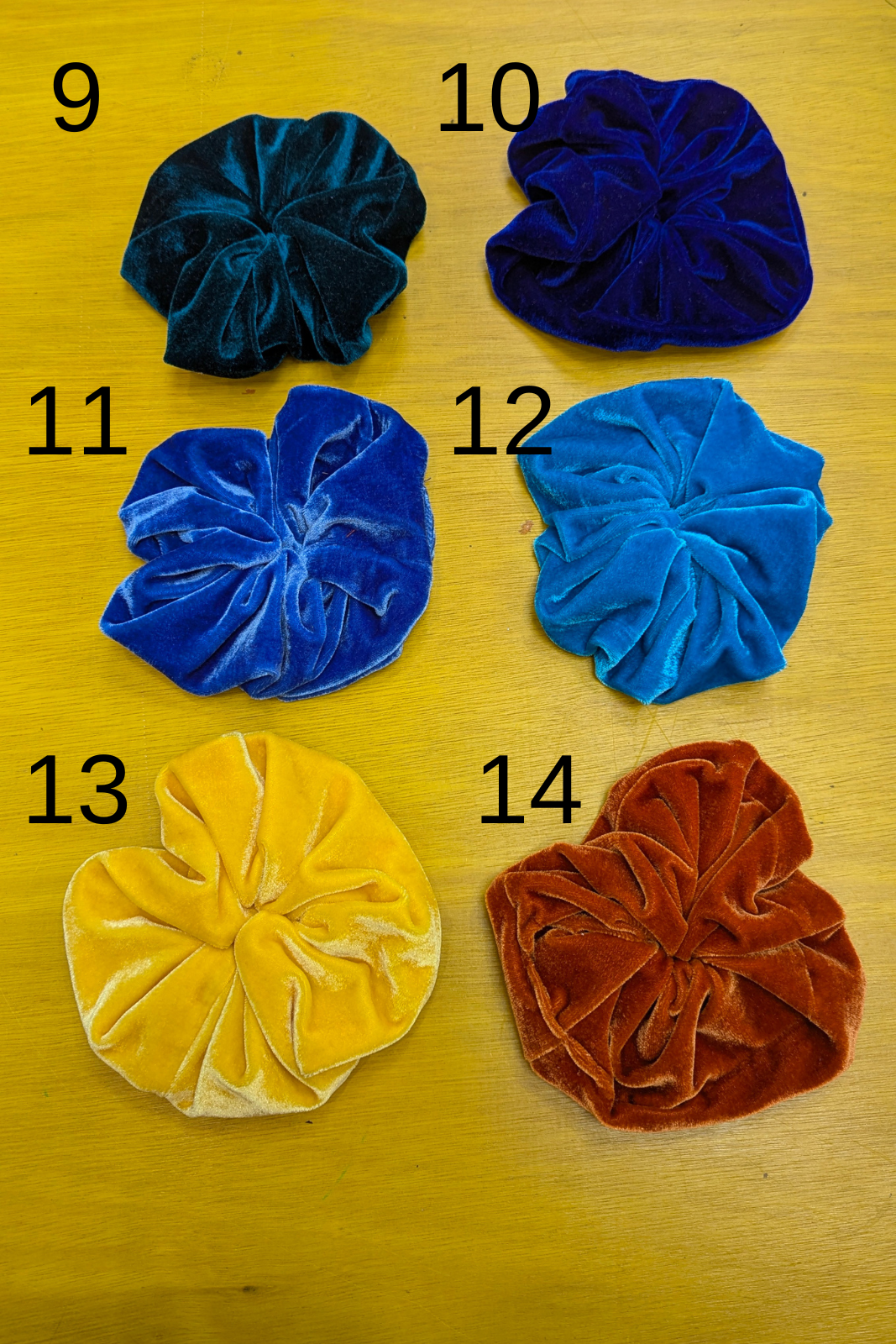 Velvet Hair Scrunchie - 14 colours - Megan Crook