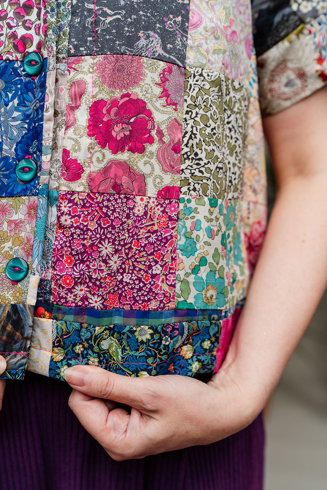 Liberty Patchwork Bowling Shirt