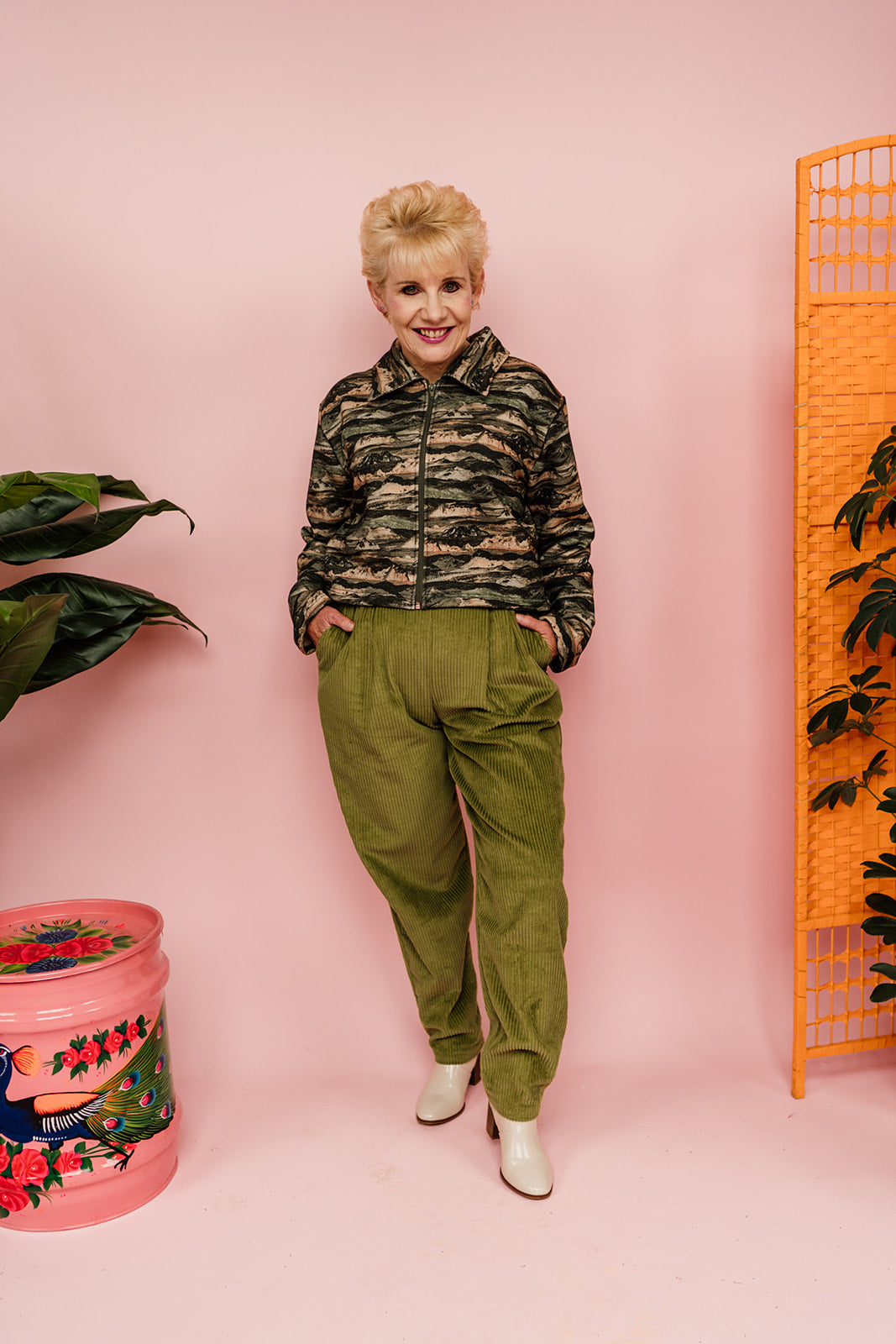 SALE - Liberty Box Jacket in Green Mountain M - Megan Crook
