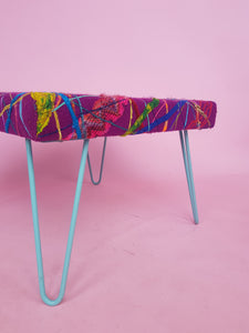 Embellished Bench in Rainbow
