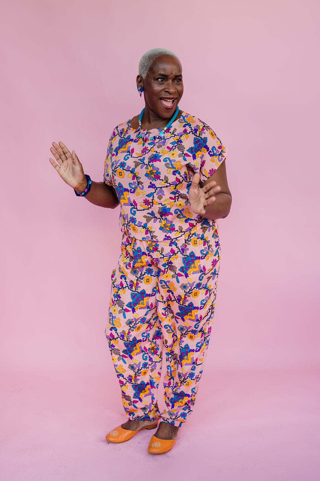 SALE - Shift Blouse in Floral S