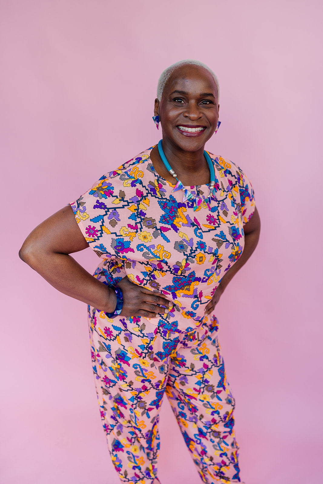 SALE - Shift Blouse in Floral S