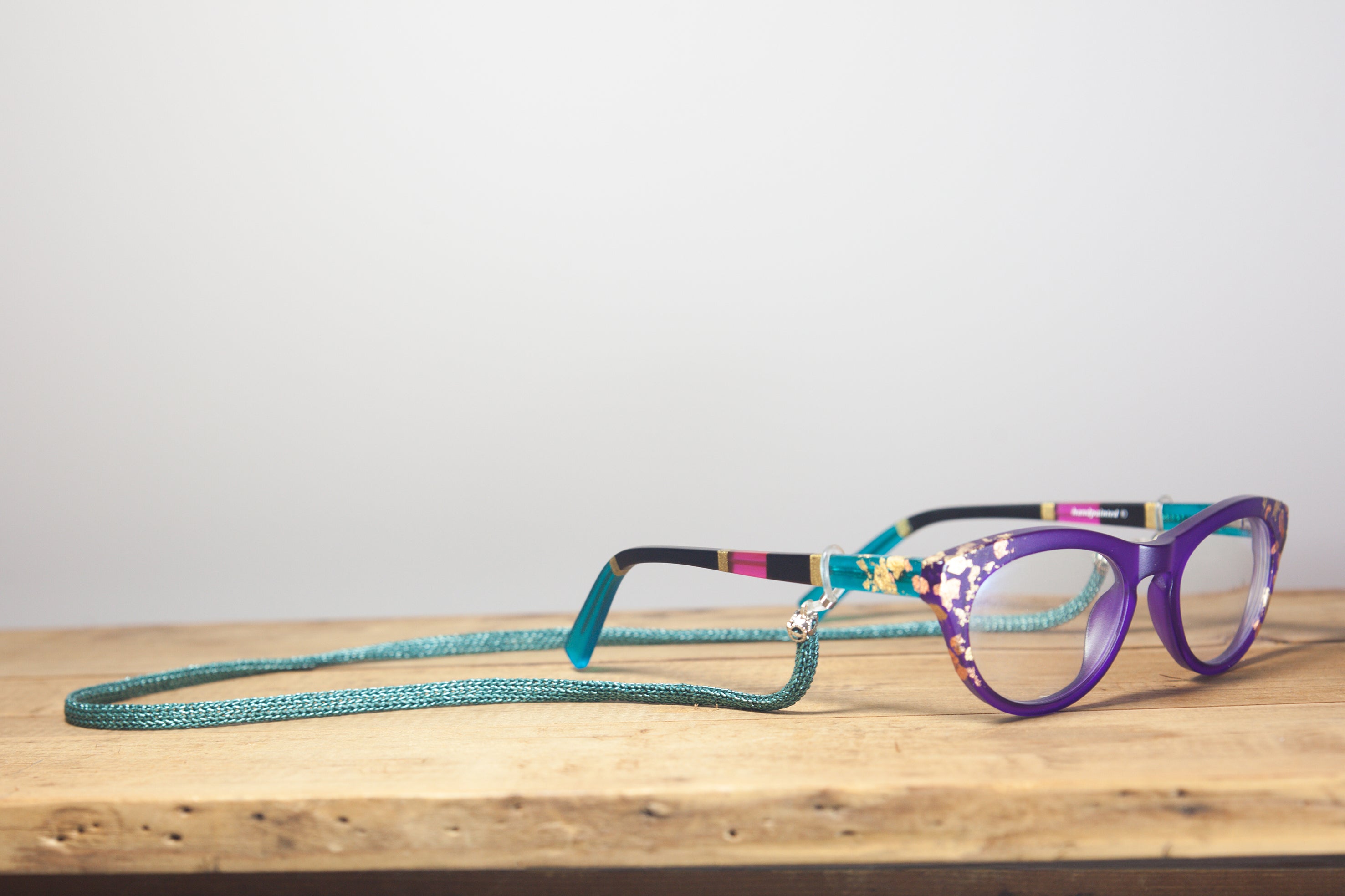 Glasses Chain in Aqua - Necklace - Megan Crook
