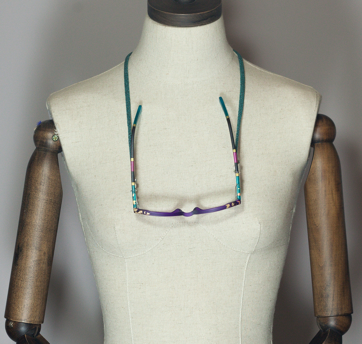 Glasses Chain in Aqua - Necklace - Megan Crook