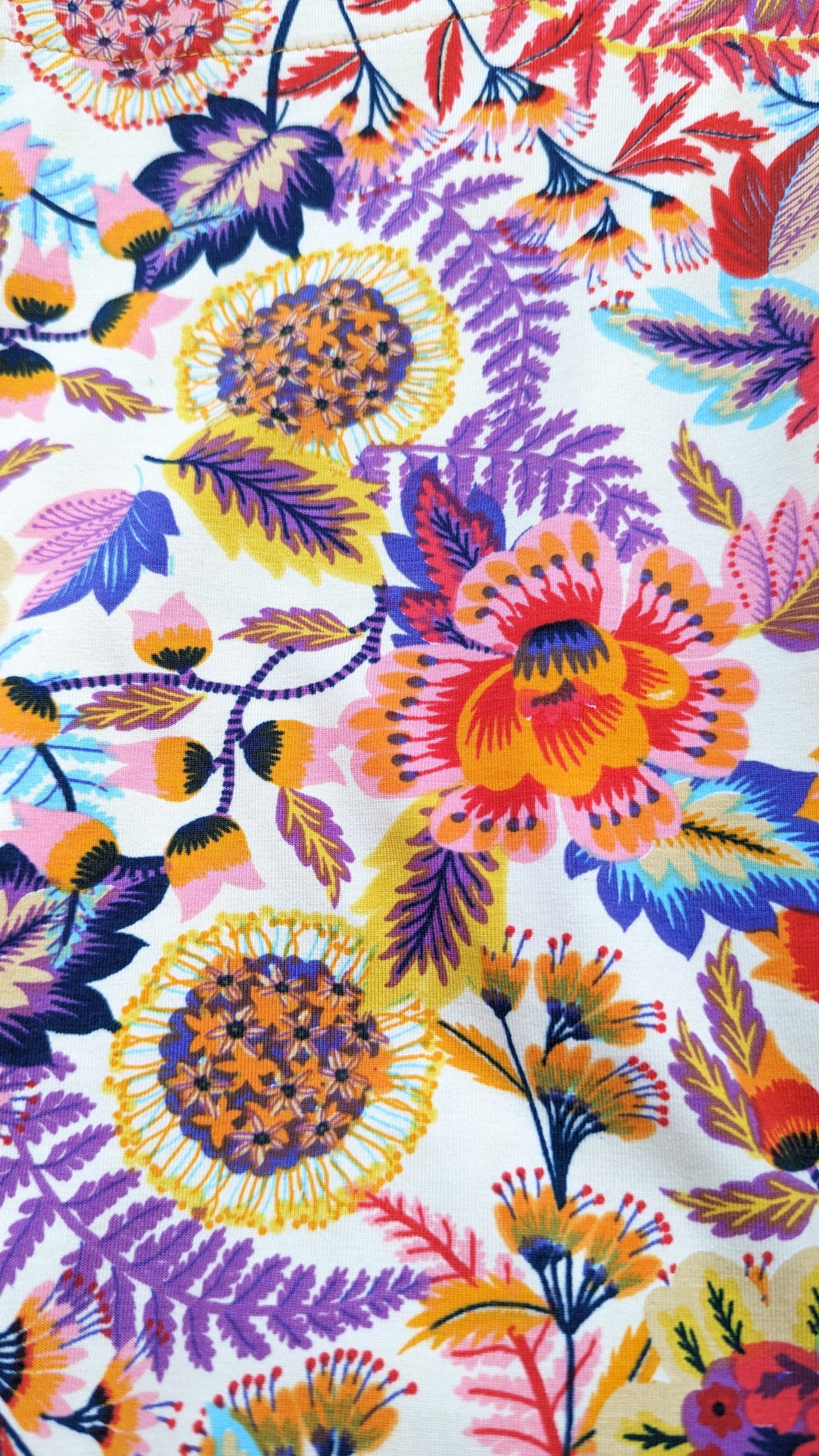 SALE - 3/4 Sleeve Top in New Floral XL