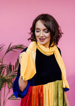 Load image into Gallery viewer, Velvet Scarf in Yellow