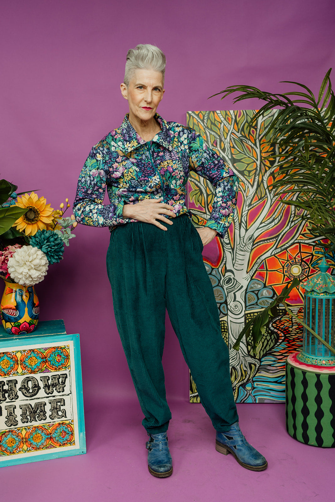 Liberty Box Jacket in Foxglove