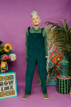 Load image into Gallery viewer, Corduroy Dungarees in Dark Teal