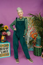 Load image into Gallery viewer, Corduroy Dungarees in Dark Teal