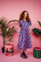 Smock Dress in Petals Print - Megan Crook