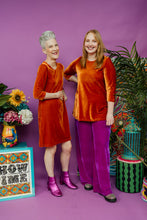 Load image into Gallery viewer, Velvet Tunic in Orange