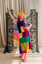 Patchwork Velvet Maxi Dress - 3 colourways - Megan Crook