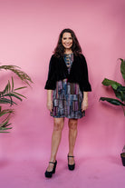 Velvet Ruffle Bolero in Black + 4 Colours - Megan Crook