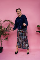 Velvet Batwing Top in Lavender Grey + 1 Colour - Megan Crook