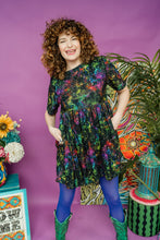 Load image into Gallery viewer, Smock Dress in Rainbow Galaxy