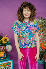 Load image into Gallery viewer, Liberty Shift Blouse in Multi Floral