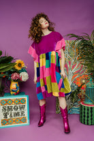 Patchwork Velvet Summer Smock Dress - Megan Crook