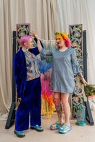 Velvet Jacket in Royal Blue - Megan Crook