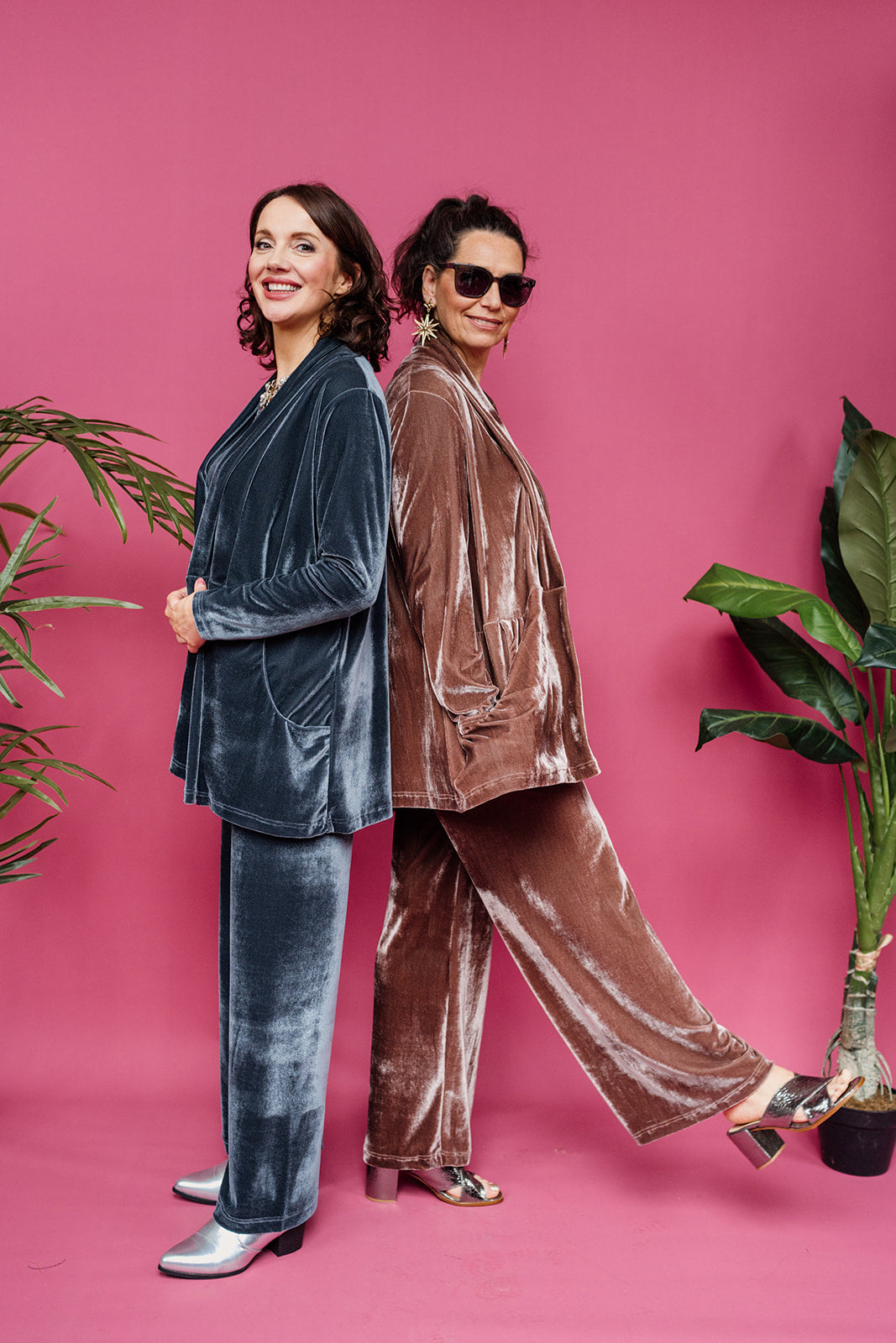 SALE Velvet Jacket in Mushroom XS - Megan Crook