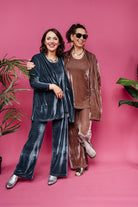 Velvet Jacket in Slate Grey - Megan Crook