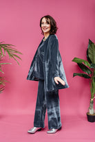 Velvet Jacket in Slate Grey - Megan Crook