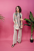 Velvet Tunic in Oyster - Megan Crook